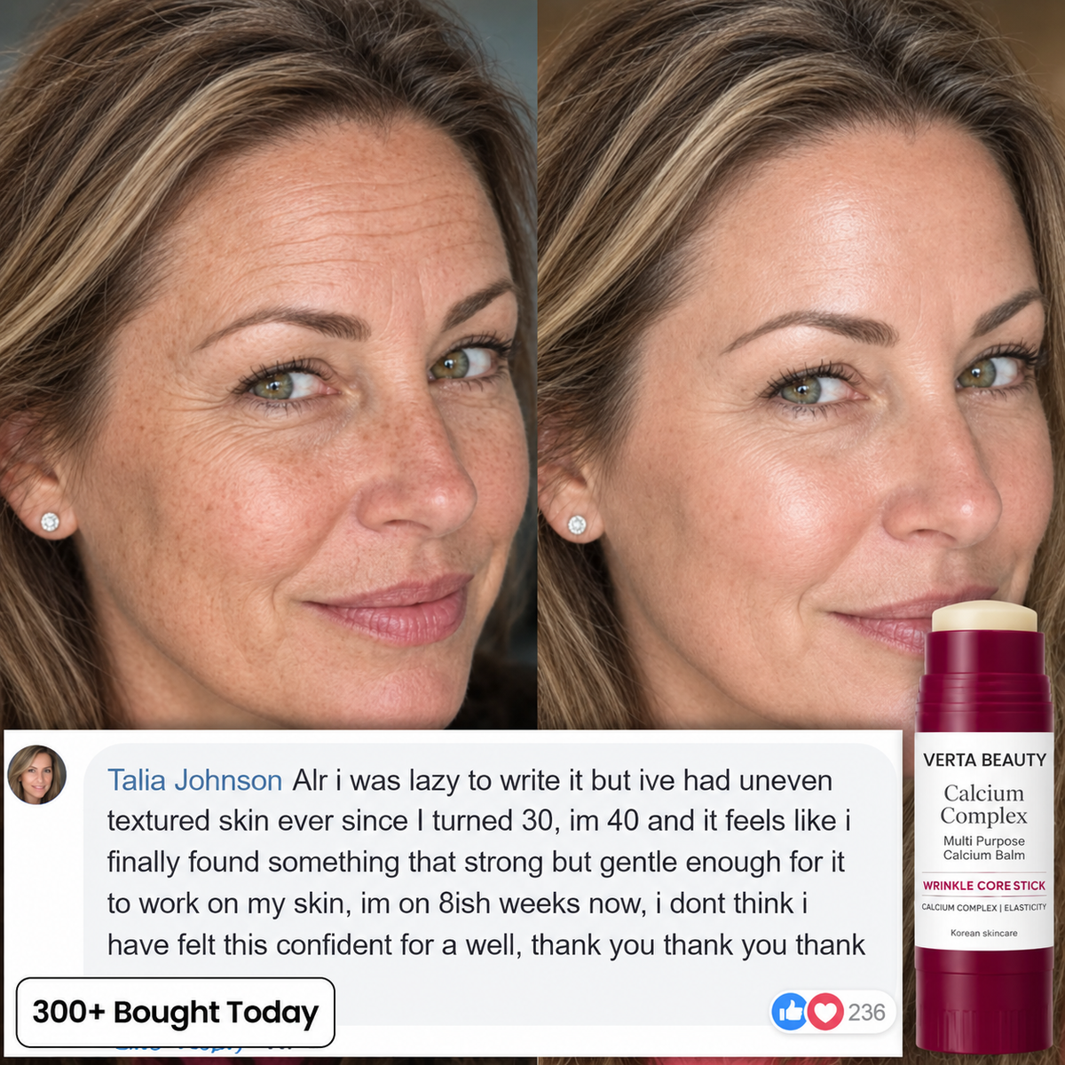 See a softer, smoother face in just 4 weeks at home.